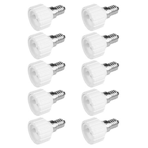 10x lampensockel adapter e14 - adapter,