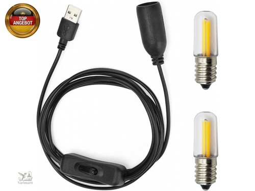Usb auf e14 sockel 2pcs - e14,