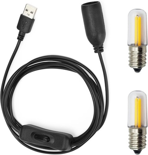 Usb auf e14 sockel 2pcs - 5v,