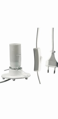 Lampensockel e14 weiß 5m - lampensockel,