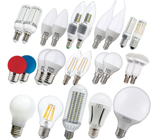E27 e14 led lampen - e14, lampe