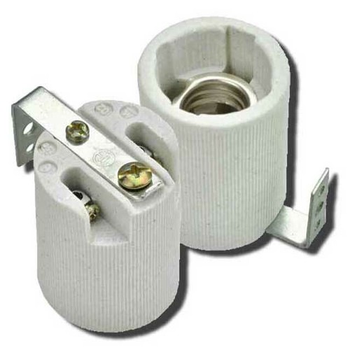 Keramik fassung e14 - e14, mit